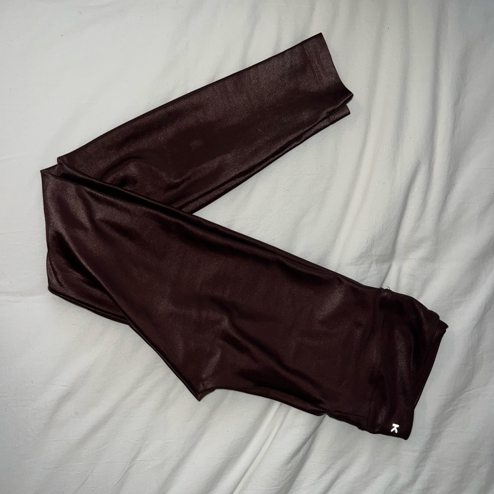 Koral purple reflective leggings